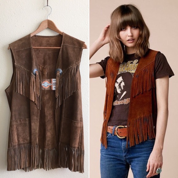 Vintage Jackets & Blazers - ’70s / Fringe Suede Vest